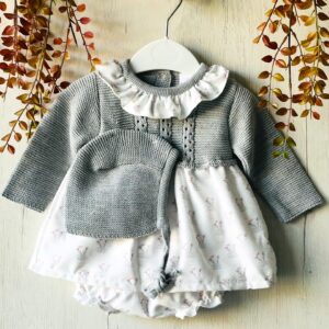 Vestido punto con estampado