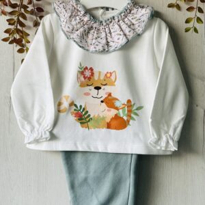 Chándal niña bicolor